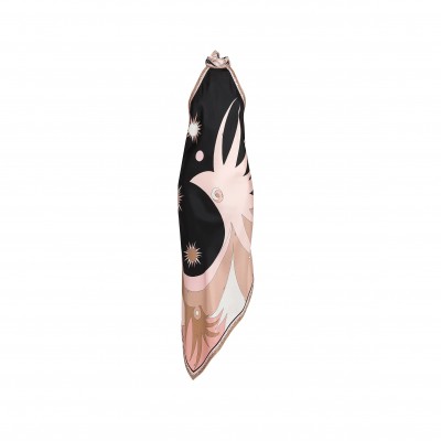 PUCCI PRINTED SILK TWILL HALTER NECK DRESS 